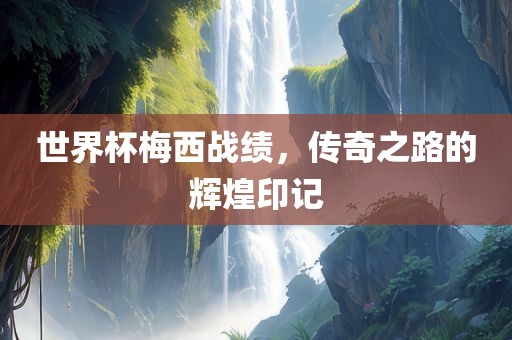 世界杯梅西战绩，传奇之路的辉煌印记