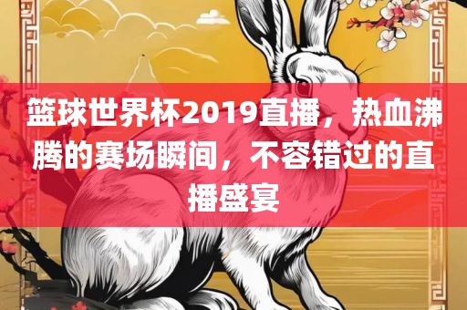 篮球世界杯2019直播，热血沸腾的赛场瞬间，不容错过的直播盛宴