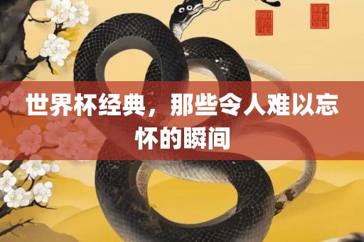 世界杯经典，那些令人难以忘怀的瞬间