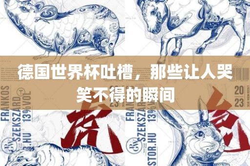 德国世界杯吐槽，那些让人哭笑不得的瞬间