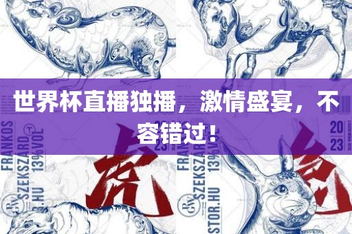 世界杯直播独播，激情盛宴，不容错过！