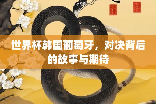 世界杯韩国葡萄牙，对决背后的故事与期待