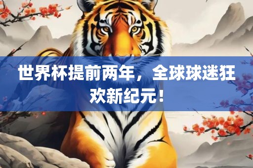 世界杯提前两年，全球球迷狂欢新纪元！