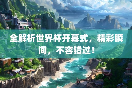 全解析世界杯开幕式，精彩瞬间，不容错过！