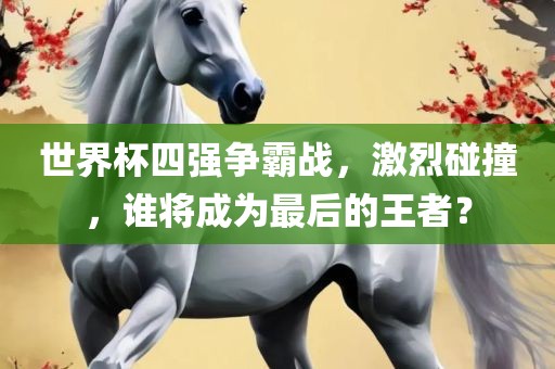 世界杯四强争霸战，激烈碰撞，谁将成为最后的王者？漯河市盈旭机械设备有限公司