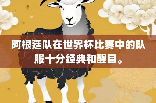 阿根廷队在世界杯比赛中的队服十分经典和醒目。