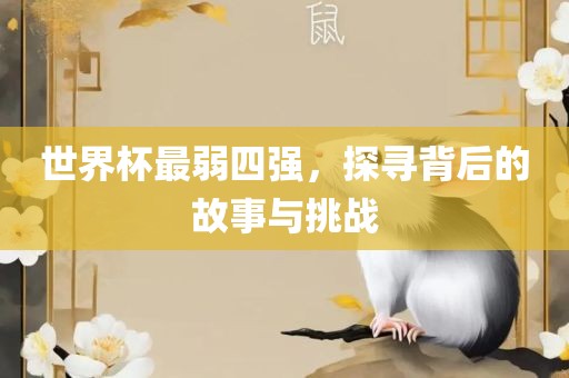 世界杯最弱四强，探寻背后的故漯河市盈旭机械设备有限公司事与挑战