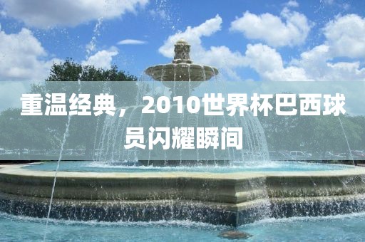 重温经典漯河市盈旭机械设备有限公司，2010世界杯巴西球员闪耀瞬间