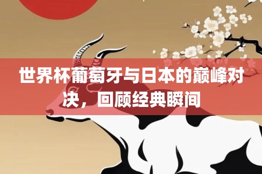 世界杯葡萄牙与日本的巅峰对决，回顾经典瞬间