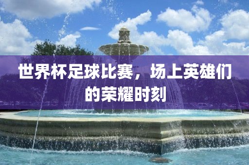 世界杯足球比赛，场上英雄们的荣耀时刻