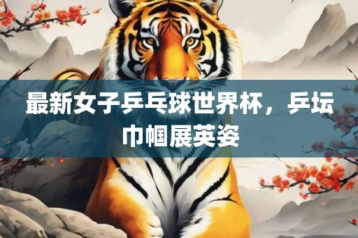 最新女子乒乓球世界杯，乒坛巾帼展英姿
