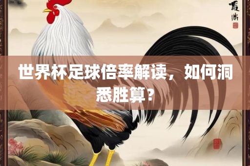 世界杯足球倍率解读，如何洞悉胜算？漯河市盈旭机械设备有限公司