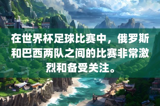 在世界杯足球比赛中，俄罗斯和巴西两队之间的比赛非常激烈和备受关注。