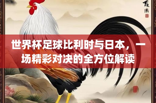 世界杯足球比利时与日本，一场精彩对决的全方位解读漯河市盈旭机械设备有限公司