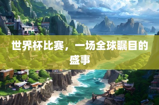 世界杯比赛，一场全球瞩目的盛事