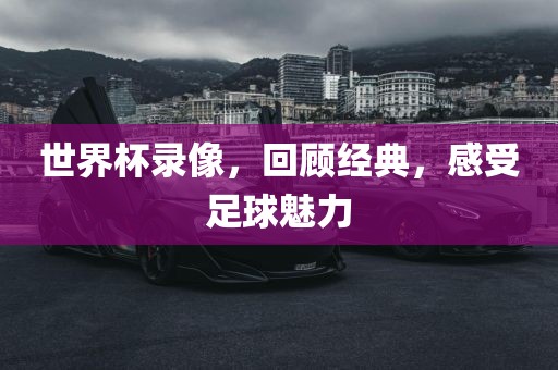 世界杯录像，回顾经典，感受足球魅力