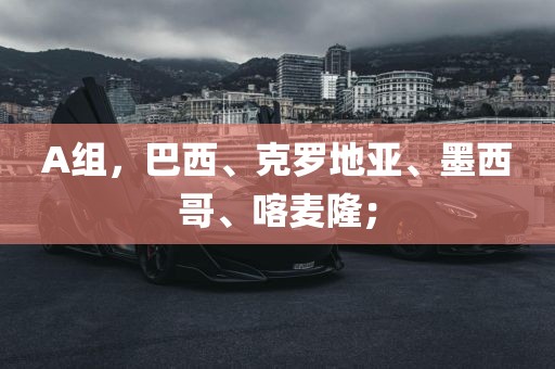 A组，巴漯河市盈旭机械设备有限公司西、克罗地亚、墨西哥、喀麦隆；