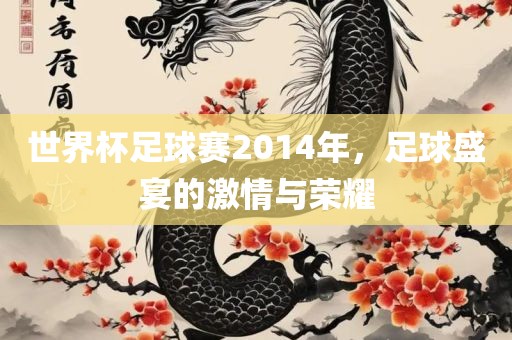 世界杯足球赛2014年，足球盛宴的激情与荣耀漯河市盈旭机械设备有限公司