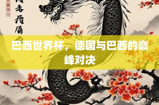 巴西世界杯，德国与巴西的巅峰对决