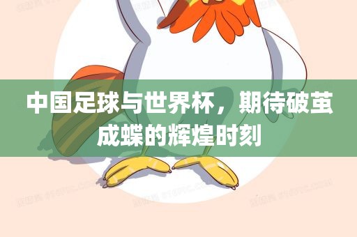 中国足球与世界杯，期待破茧成蝶的辉煌时刻