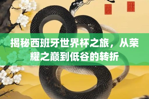 揭秘西班牙世界杯之旅，从荣耀之巅到低谷的转折
