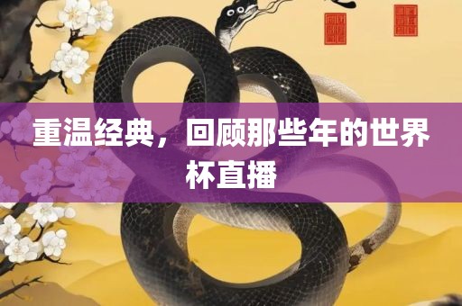 重温经典，回顾那些年的世界杯直播