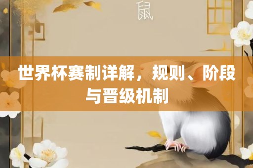 世界杯赛制详解，规则、阶段与晋级机制