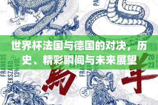 世界杯法国与德国的对决，历史、精彩瞬间与未来展望