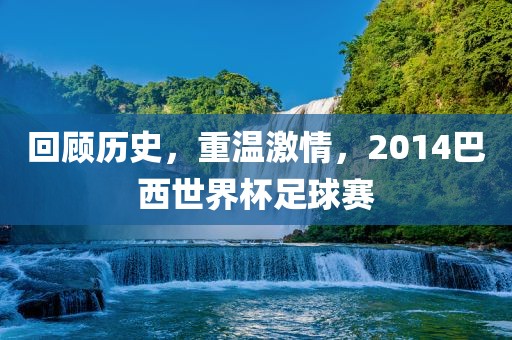 回顾历史，重温激情，2014巴西世界杯足球赛