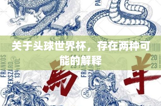 关于头球世界杯，存在两种可能的解释