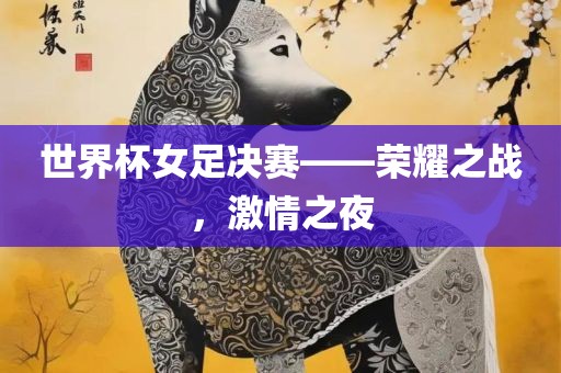 世界杯女足决赛——荣耀之战，激情之夜