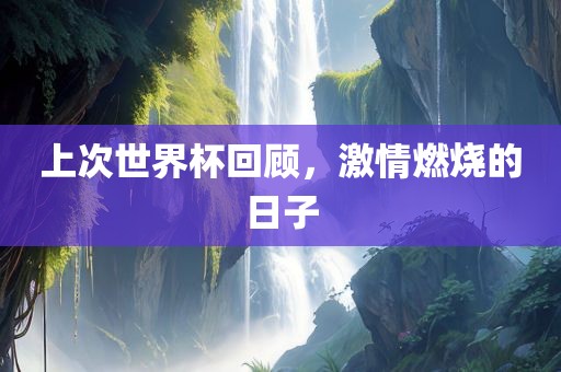 上次世界杯回顾，激情燃烧的日子