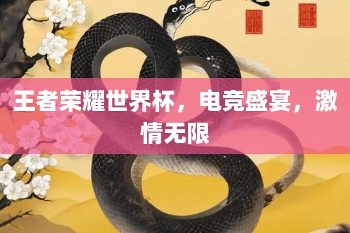 王者荣耀世界杯，电竞盛宴，激情无限
