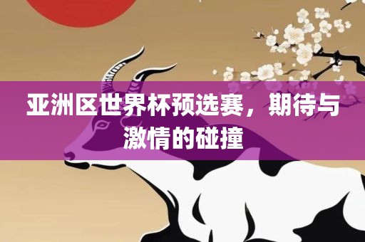 亚洲区世界杯预选赛，期待与激情的碰撞
