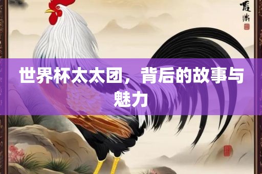 世界杯太太团，背后的故事与魅力