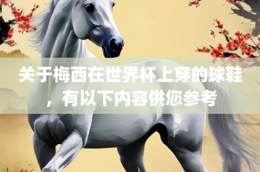 关于梅西在世界杯上穿的球鞋，有以下内容供您参考