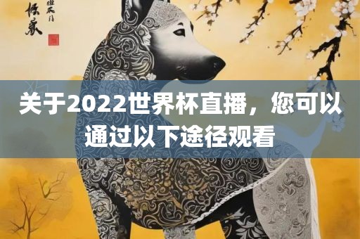 关于2022世界杯直播，您可以通过以下途径观看