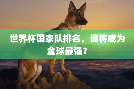 世界杯国家队排名，谁将成为全球最强？