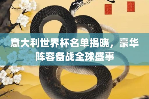 意大利世界杯名单揭晓，豪华阵容备战全球盛事