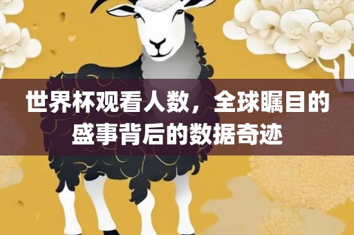 世界杯观看人数，全球瞩目的盛事背后的数据奇迹