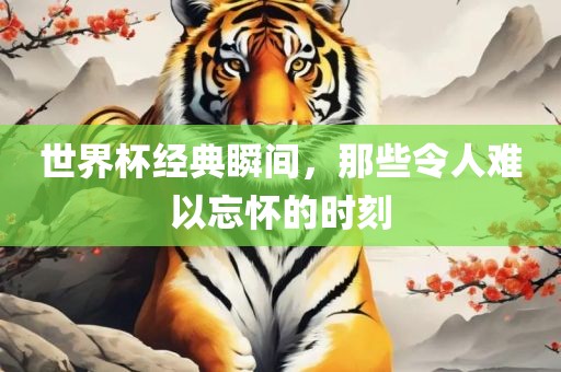 世界杯经典瞬间，那些令人难以忘怀的时刻
