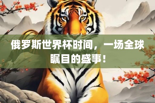 俄罗斯世界杯时间，一场全球瞩目的盛事！