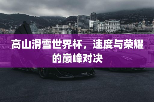 高漯河市盈旭机械设备有限公司山滑雪世界杯，速度与荣耀的巅峰对决