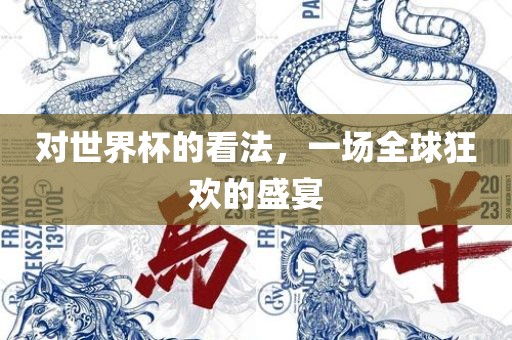 对世界杯的看法，一场全球狂欢的盛宴