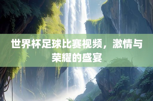 世界杯足球比赛视频，激情与荣耀的盛宴