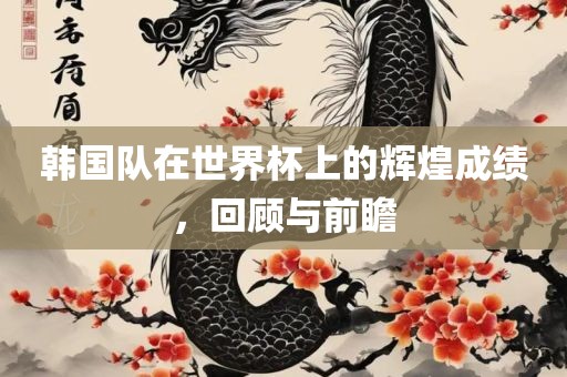韩国队在世界杯上的辉煌成绩，回顾与前瞻