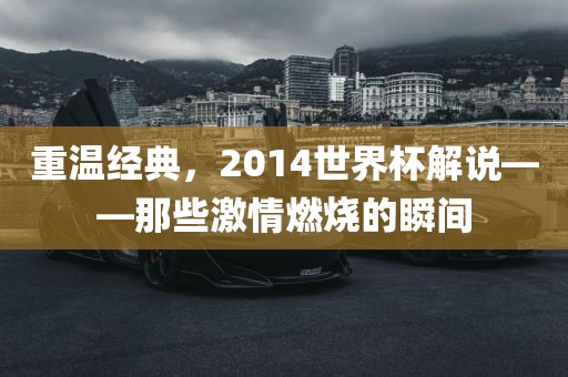 重温经典，2014世界杯解说——那些激情燃烧的瞬间漯河市盈旭机械设备有限公司
