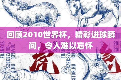 回顾2010世界杯，精彩进球瞬间，令人难以忘怀