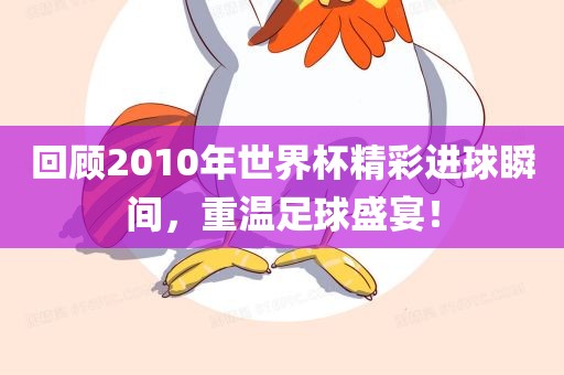 回顾2010年世界杯精彩进球瞬间，重温足球盛宴！漯河市盈旭机械设备有限公司
