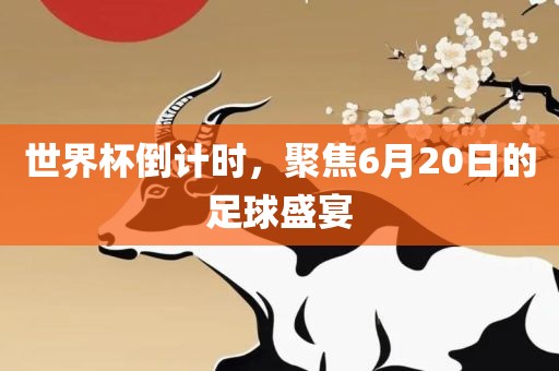 世界杯倒计时，聚焦6月20日的足球盛宴